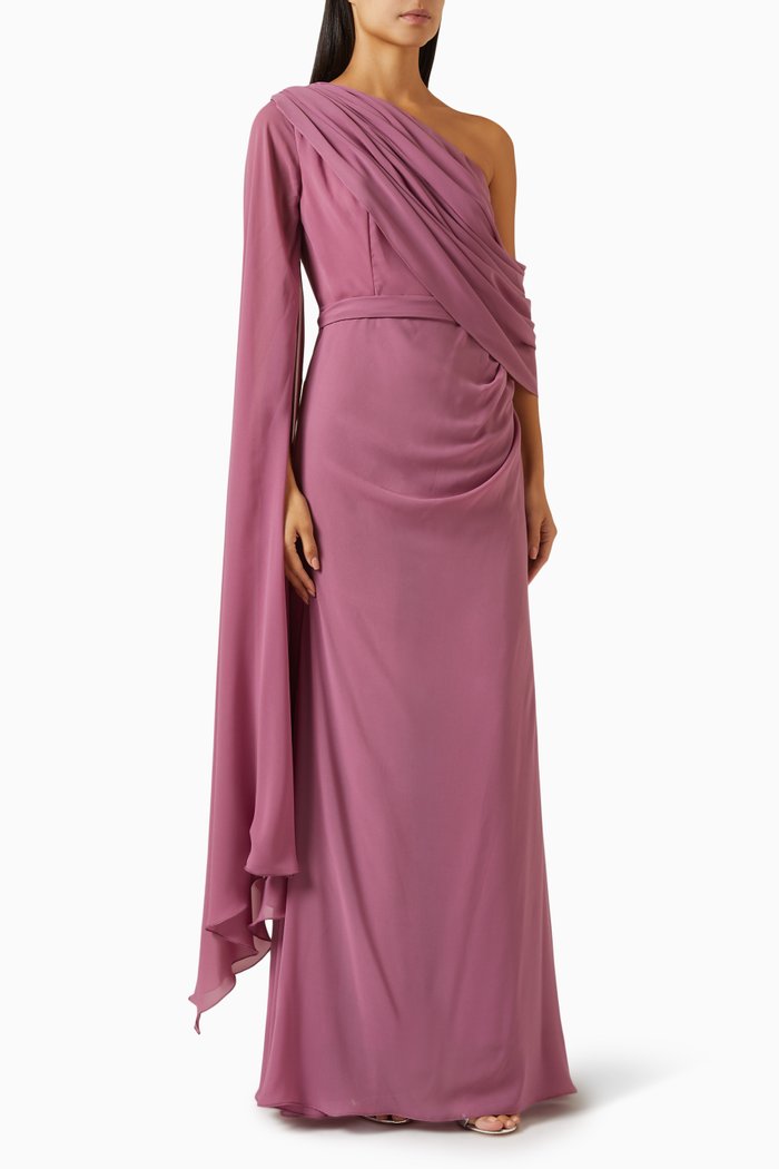 

Drape Maxi Dress, Pink