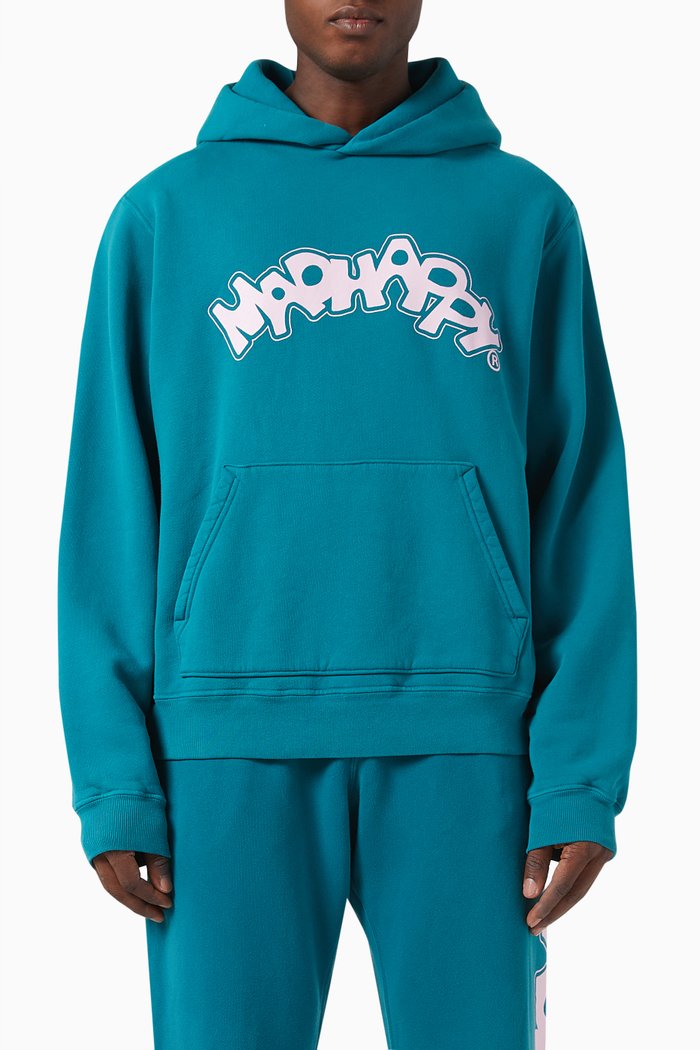 

Burst Hoodie in Fleece, Green