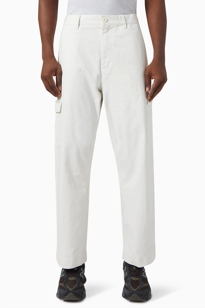 Cargo Pants in Cotton, Neutral