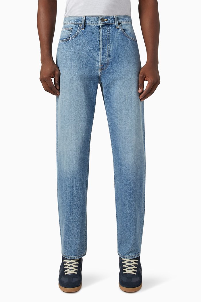 

Straight-leg Work Jeans, Blue