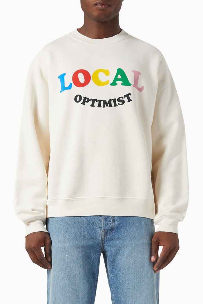 

Local Optimist Sweatshirt in Fleece, Neutral
