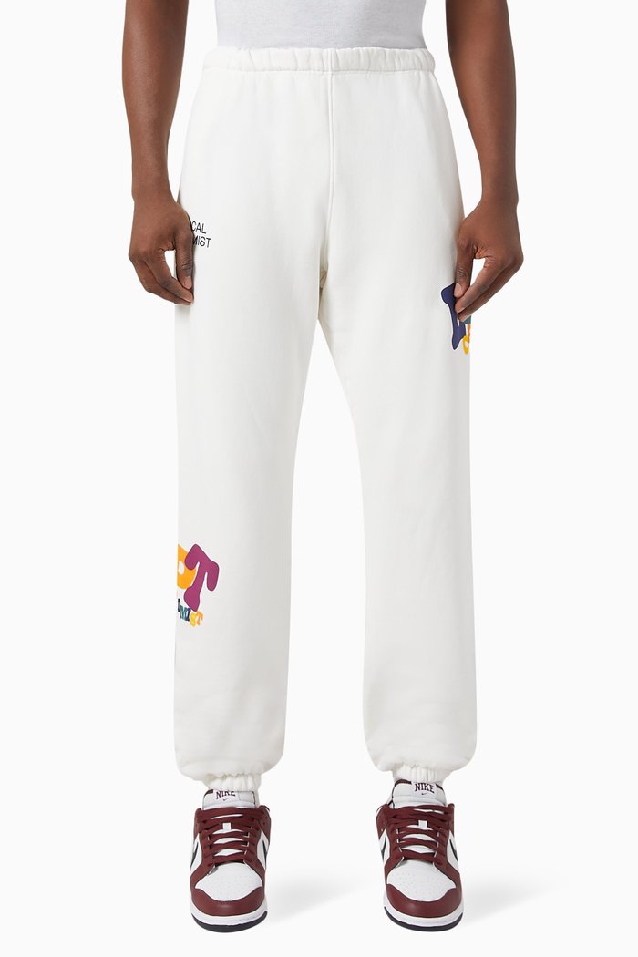 

Local Optimist Sweatpants in Fleece, White