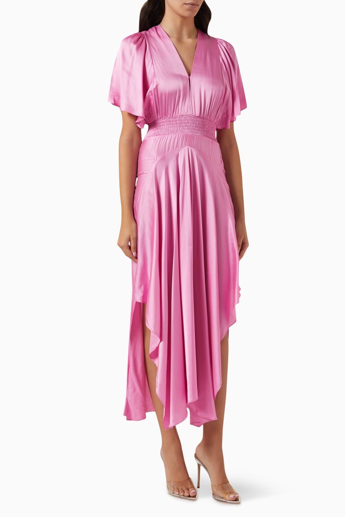 

Rachelora Dress in Viscose, Pink