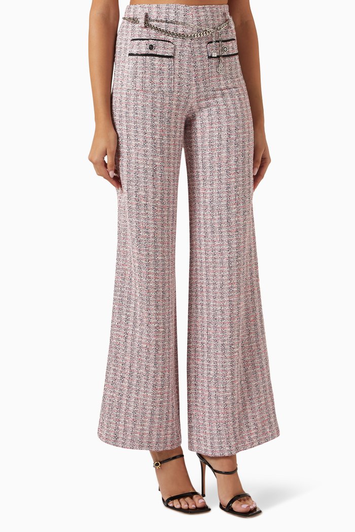 

Patri Wide-leg Pants in Cotton-blend, Pink