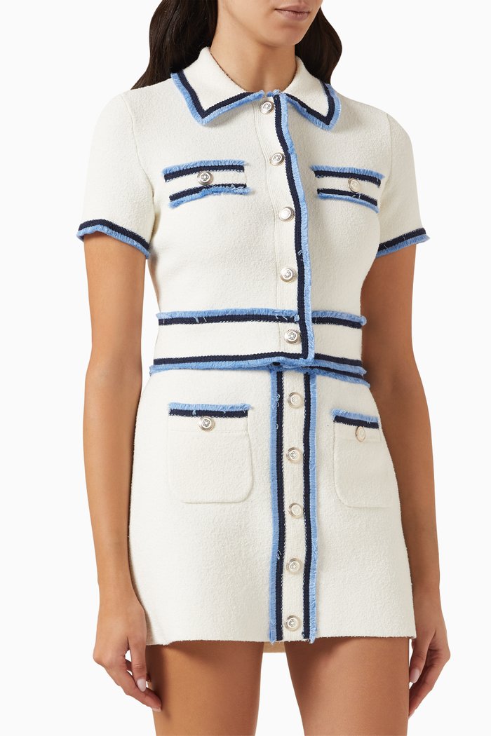 Mirsala Crop Top in Cotton-knit, Neutral
