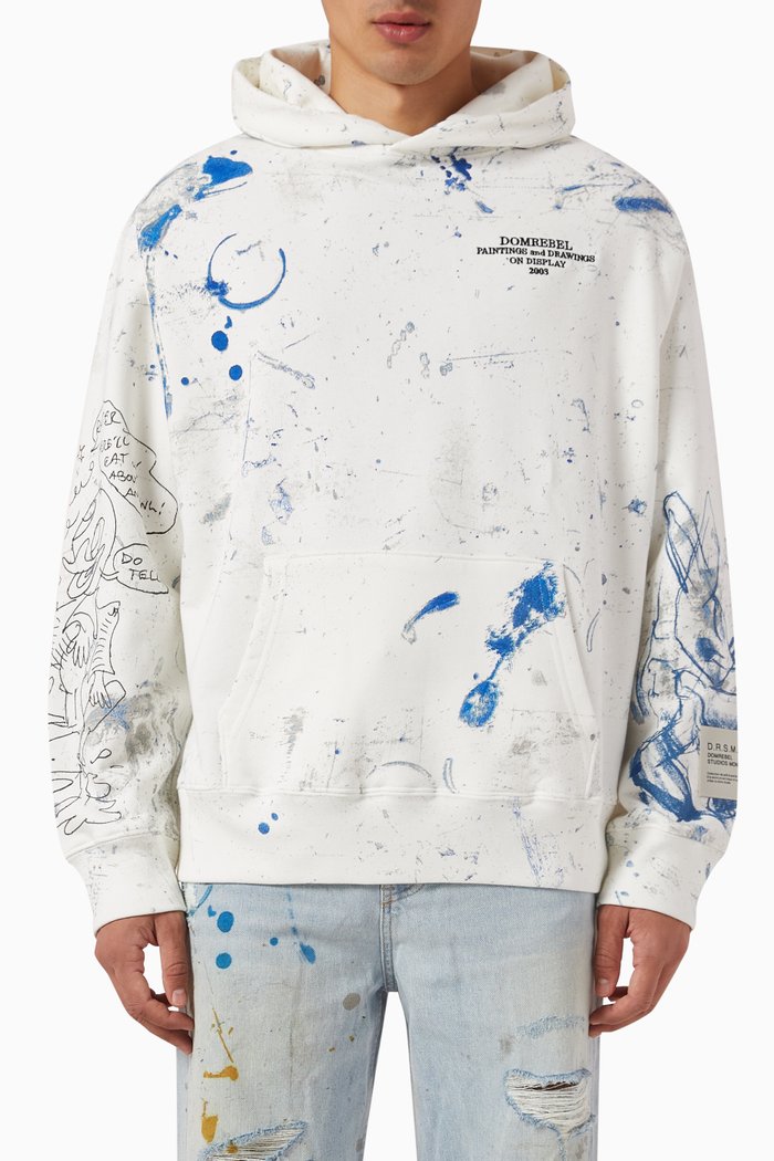 

Dozer Hoodie in French-terry, White