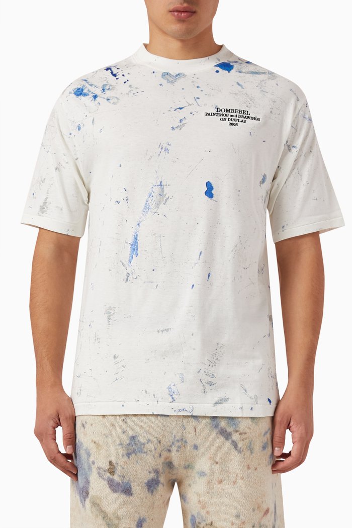 

Rag T-shirt in French-terry, White