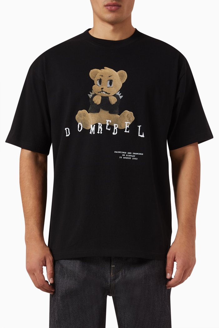 Grumpy T-shirt in French-terry, Black