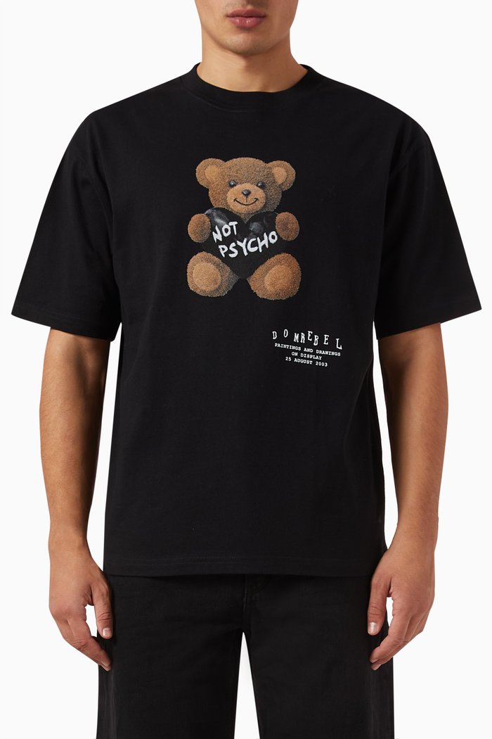 

Crazy T-shirt in French-terry, Black