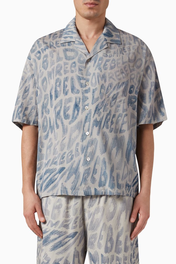 

New Wave Shirt in Twill, Multicolour
