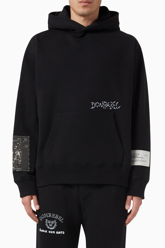 

Cub Hoodie in Loopback French Terry, Black