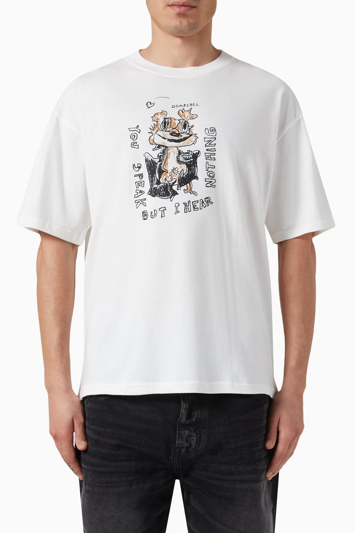 

Speak T-shirt in Cotton Jersey, White