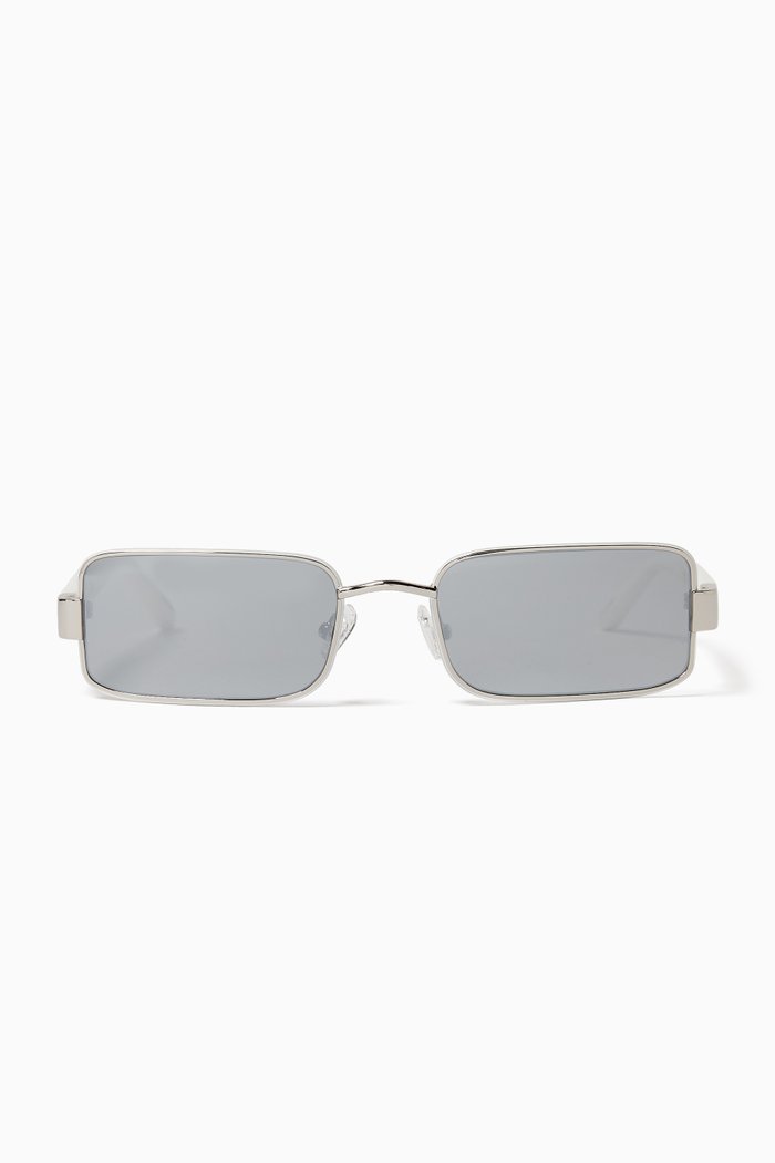 

Square Sunglasses in Titanium, Silver