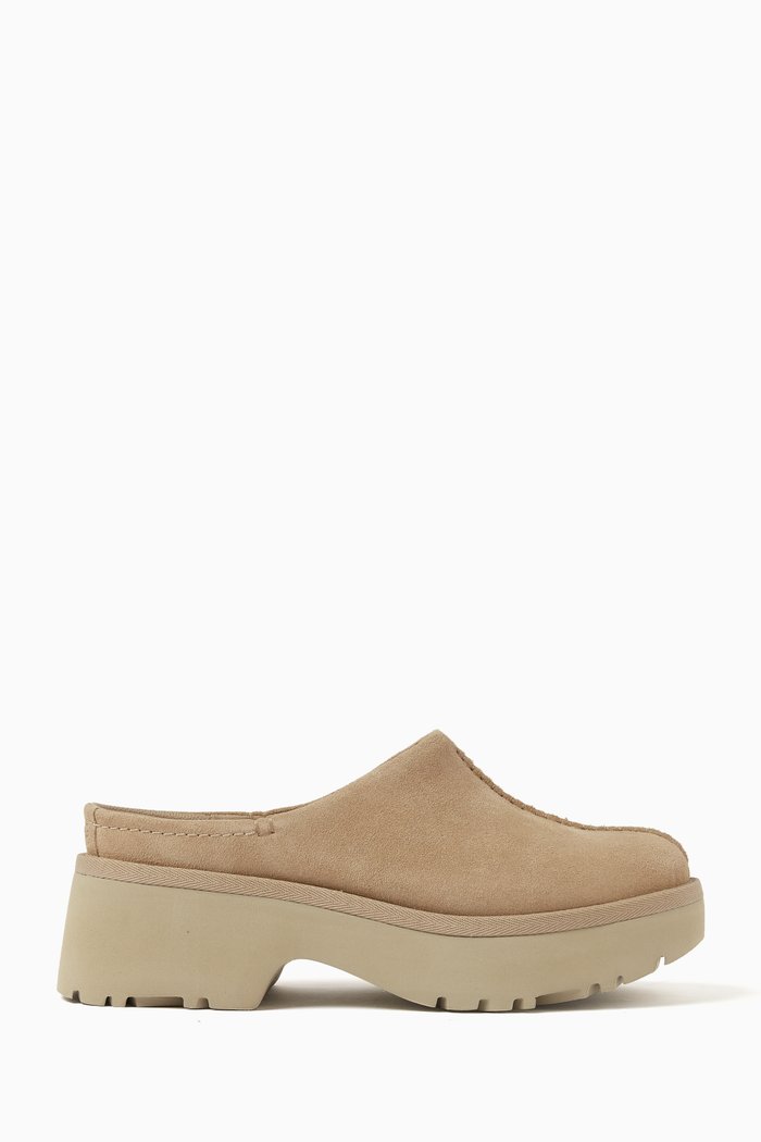 

Spring Cottage Clogs in Suede, Neutral
