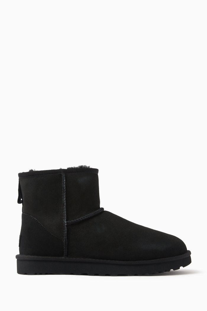 

Classic Mini II Heritage Ankle Boots in Suede, Black