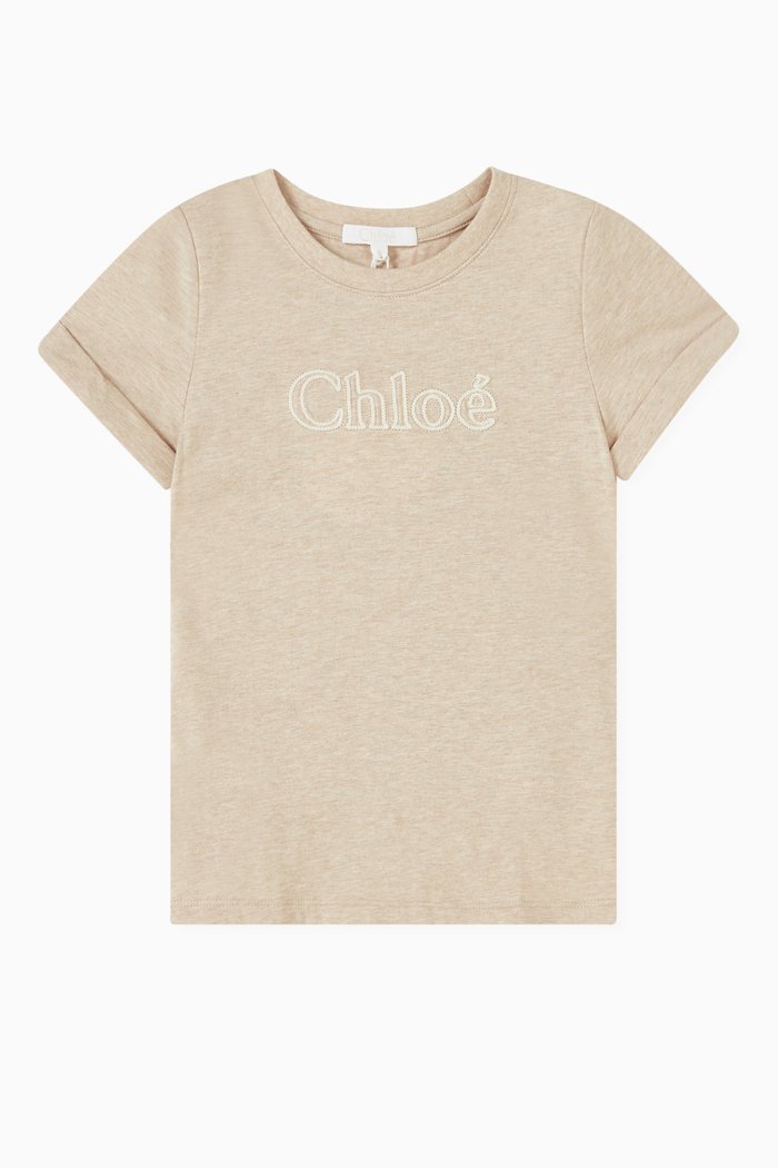 

Logo T-shirt in Cotton, Neutral