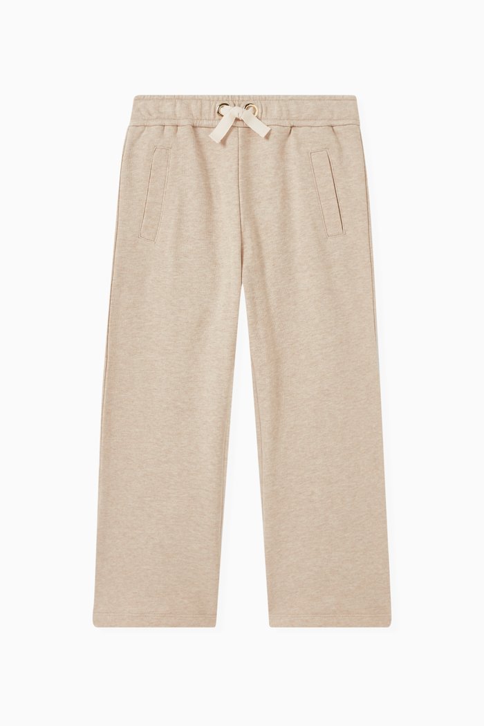 

Drawstring Sweatpants in Organic Cotton, Neutral