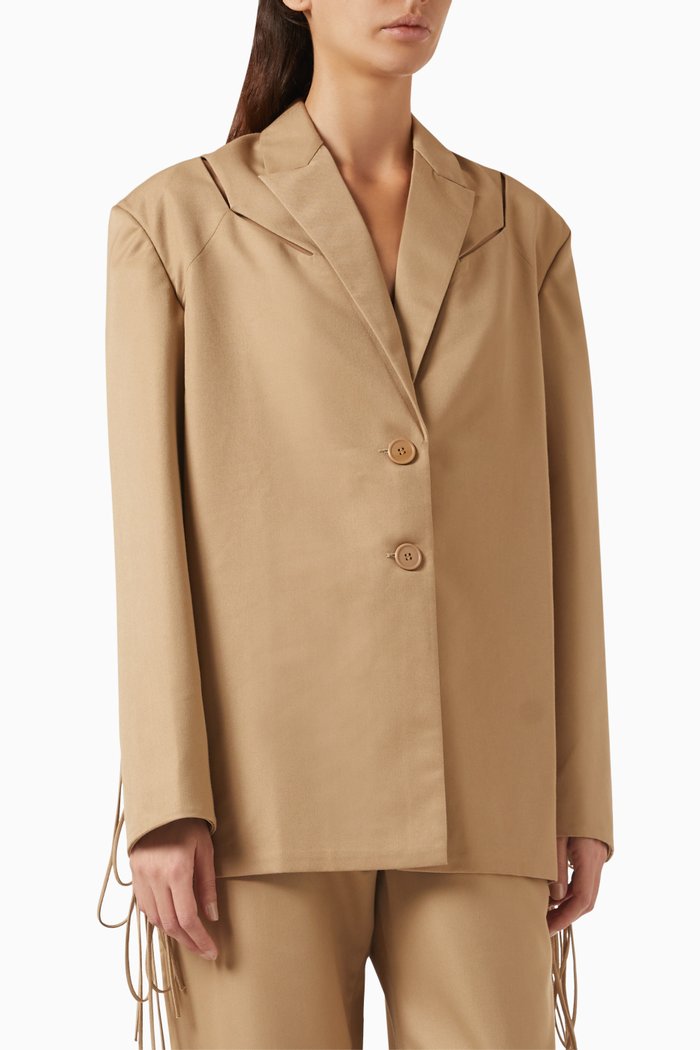 

Niki Blazer in Wool, Neutral