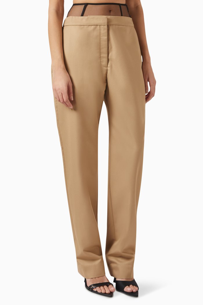 

Alba Pants in Wool, Neutral