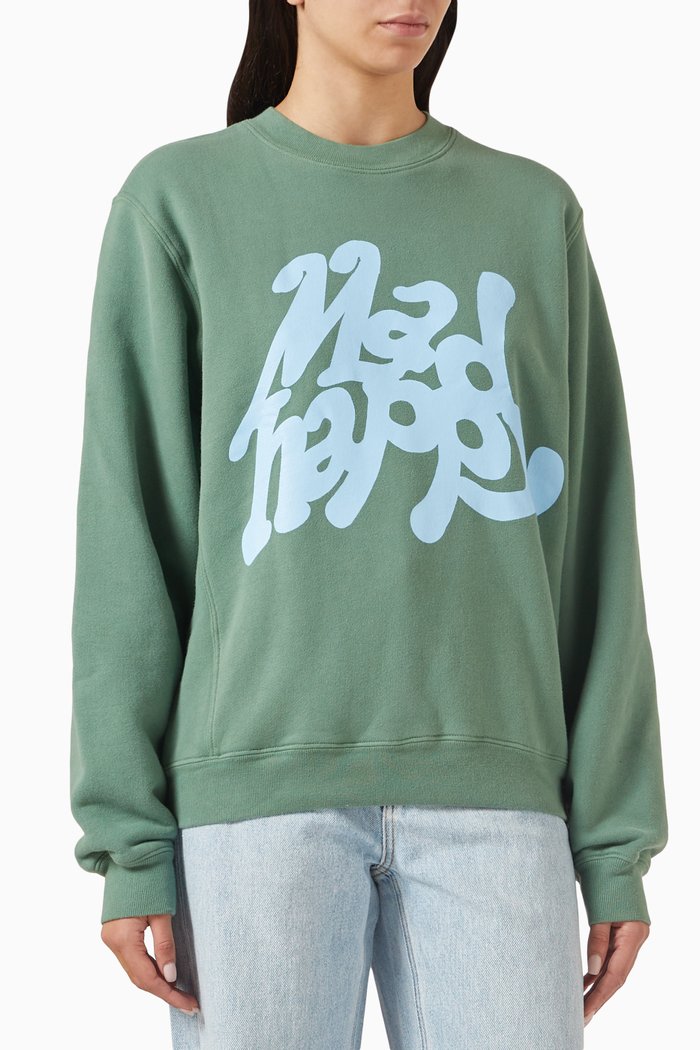 

Local Optimist Sweatshirt in Fleece, Green