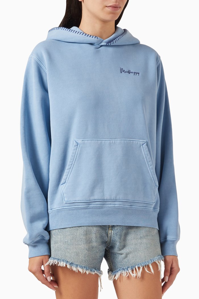 

Classics Hoodie in Cotton Fleece, Blue