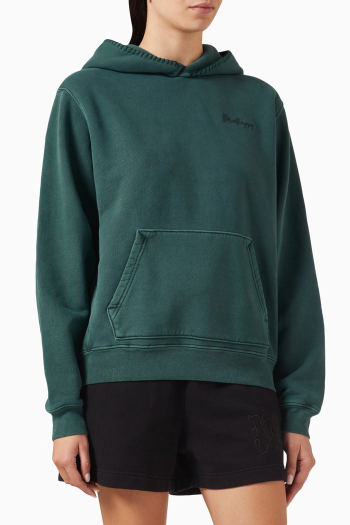 

Classics Hoodie in Cotton Fleece, Green