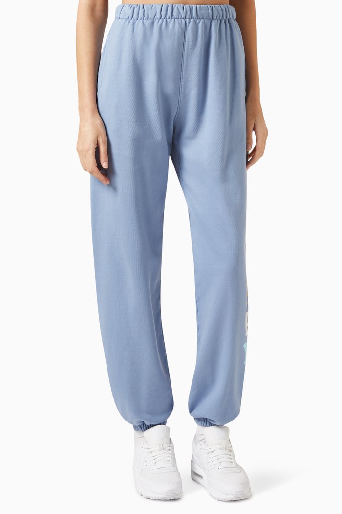 

Pastels Sweatpants in Cotton Terry, Blue