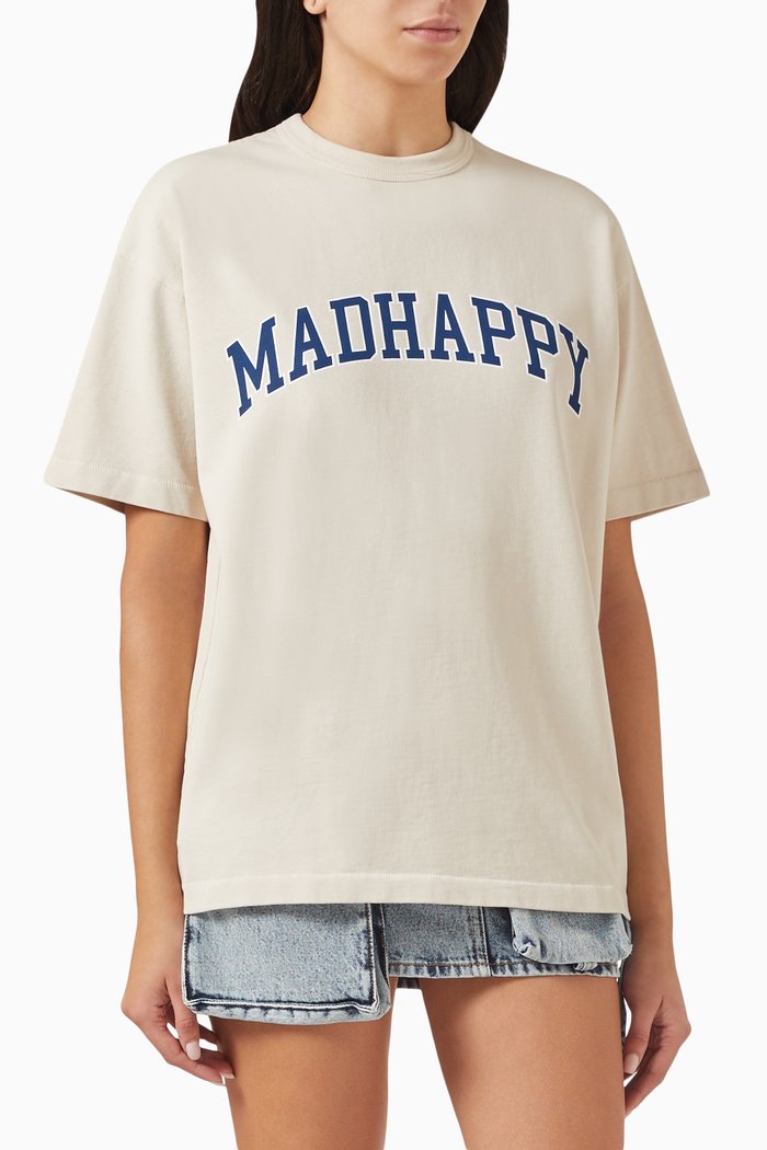 

Campus Logo T-shirt in Cotton Jersey, Neutral