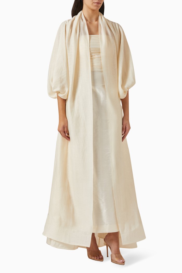 

3-piece Abaya Set, Neutral