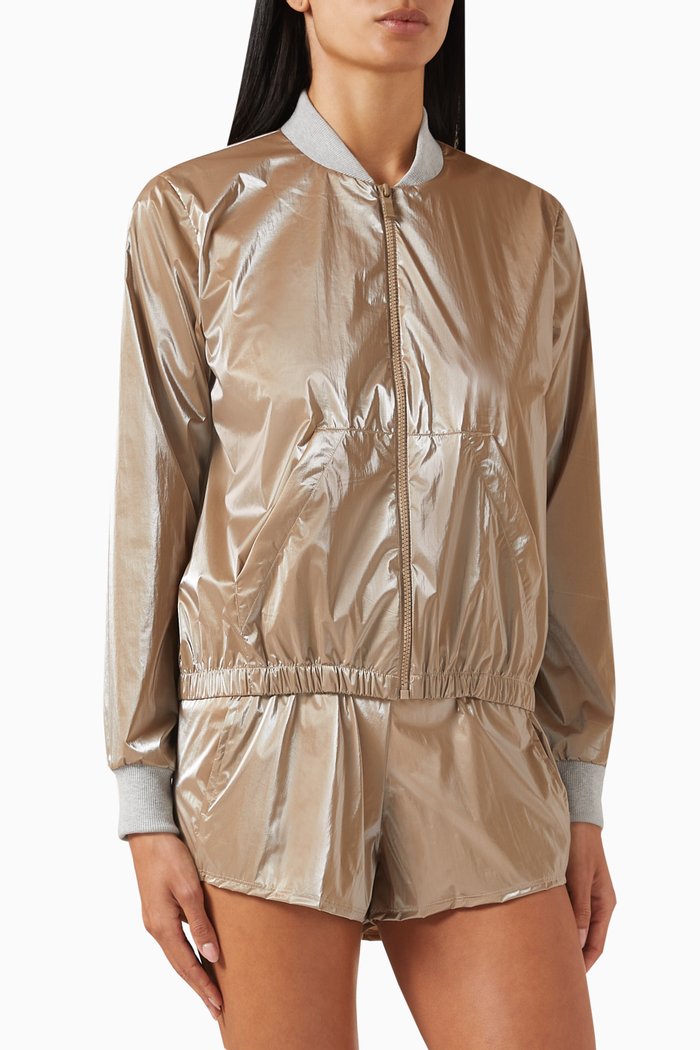 

Glow Bomber Jacket, Gold