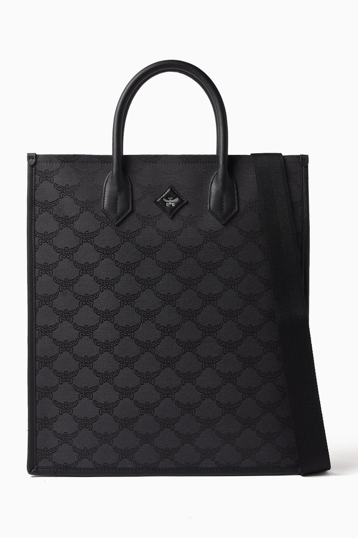 

Medium Himmel Tote Bag in Lauretos Canvas, Grey