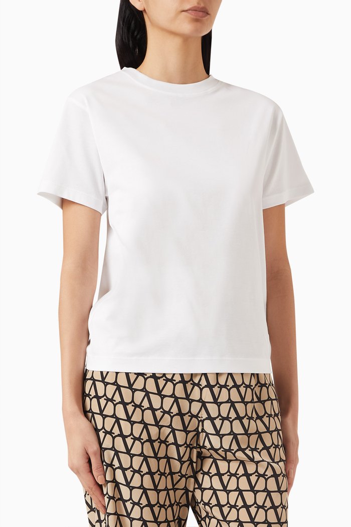 

Valentino T-shirt in Cotton-jersey, White