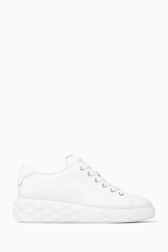 

Diamond Light Maxi/F Sneakers in Leather, White