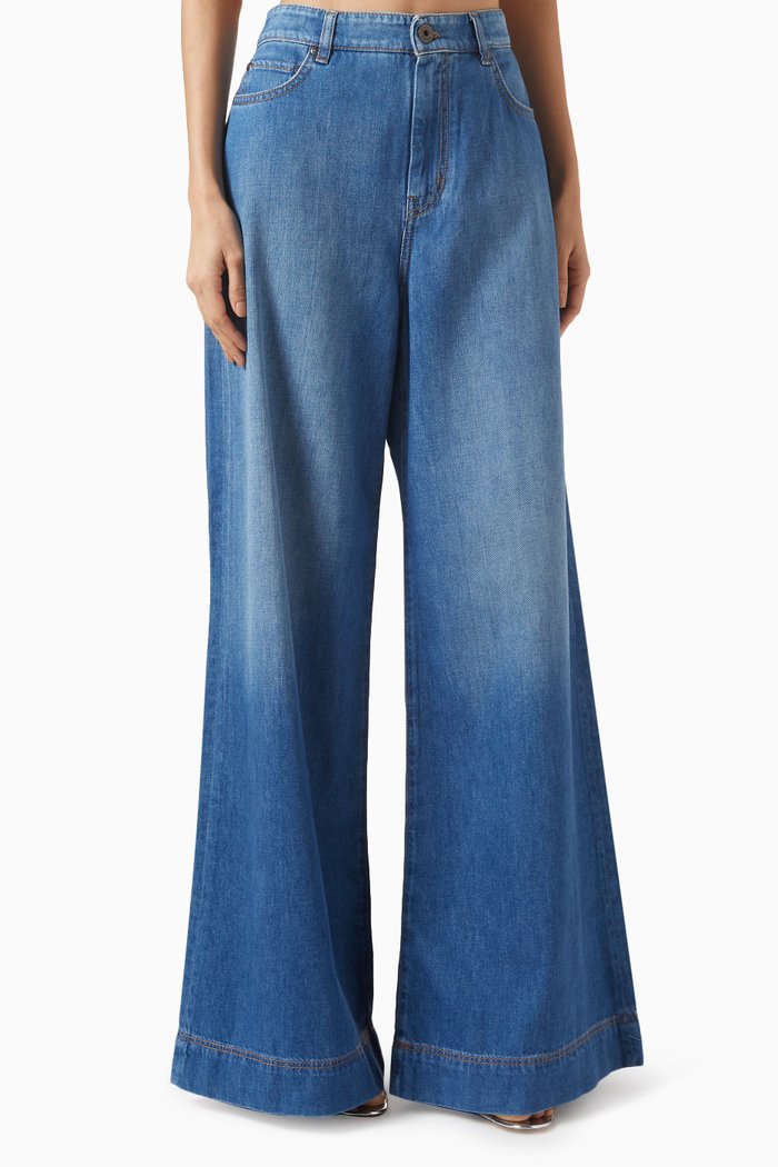 

Vega Wide-leg Jeans, Blue