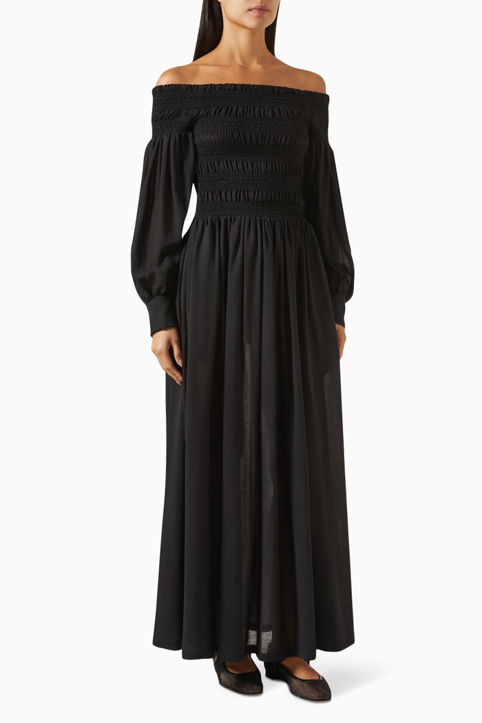 

Manu Dress in Wool, Black