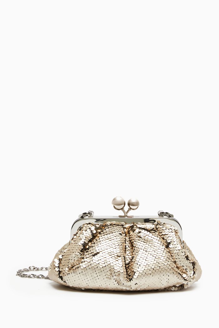 

Pasticcino Bag in Sequins, Neutral