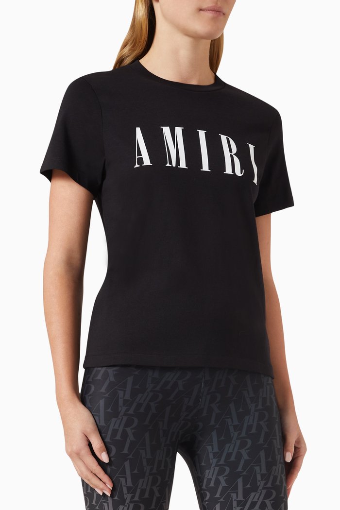 

Core Logo T-shirt in Cotton Jersey, Black