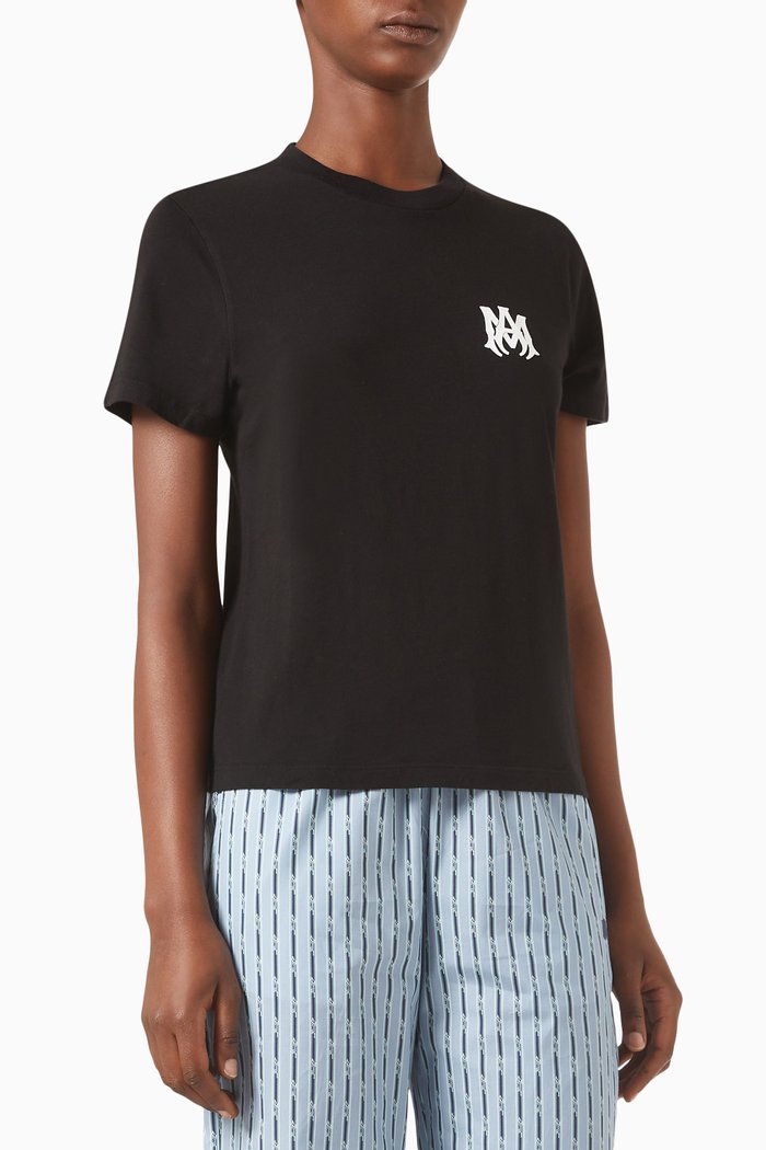 

Logo-print T-shirt in Cotton-jersey, Black