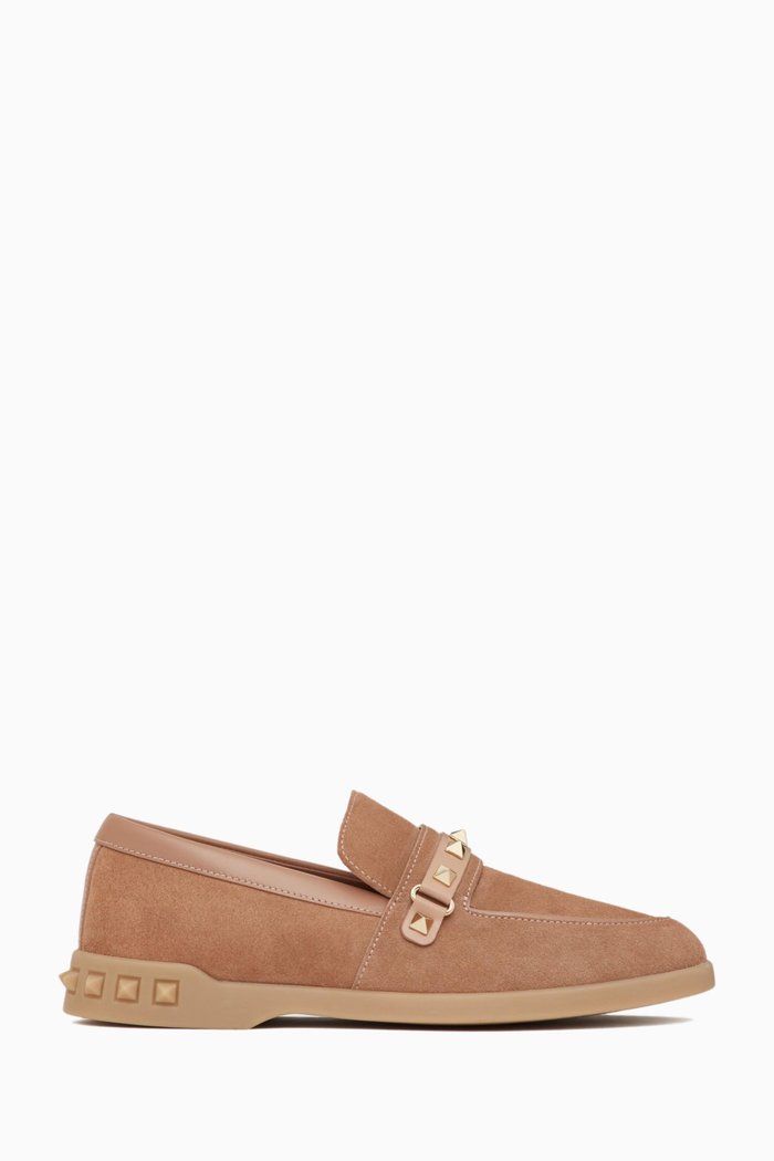 

Leisure Flows Loafers in Suede, Brown