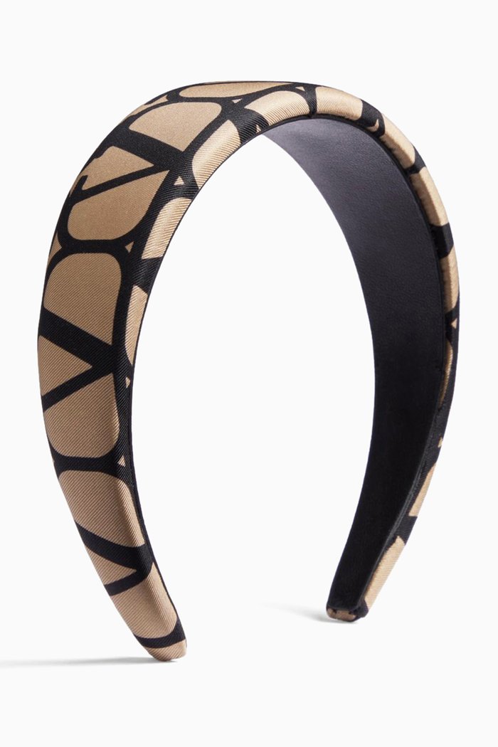 

Toile Iconographe Headband in Silk, Brown