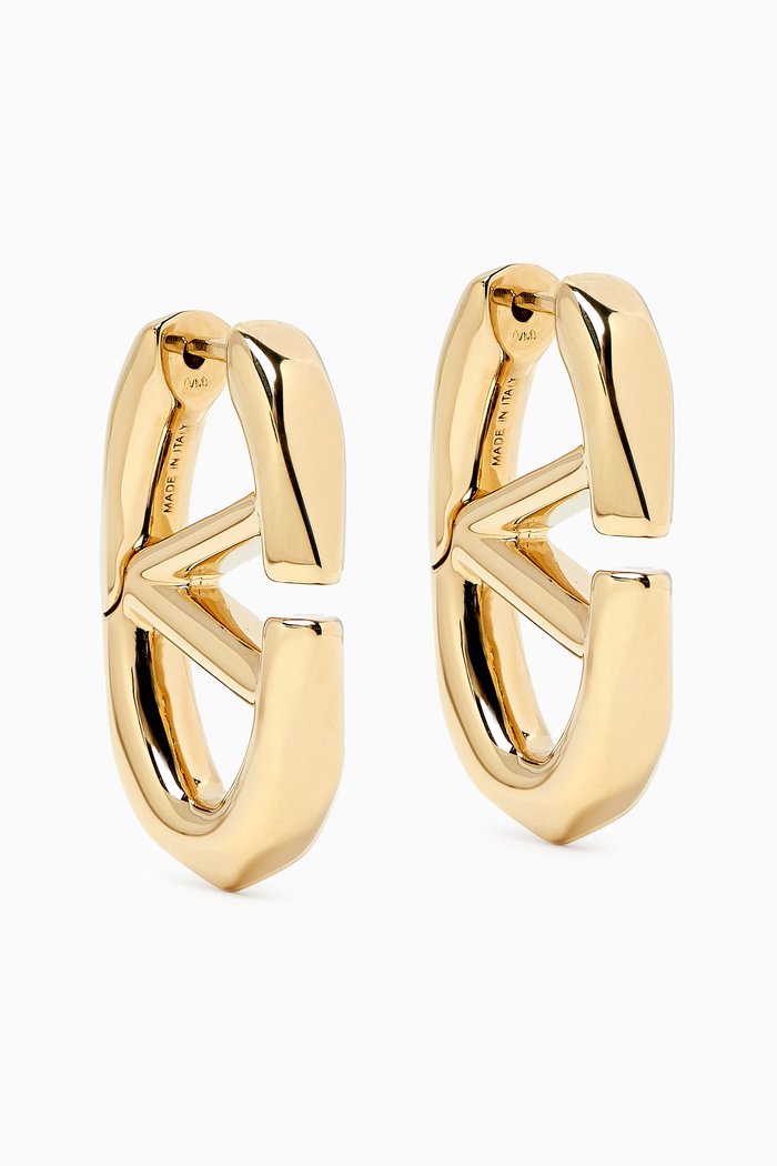 

Valentino Garavani VLOGO Boldies Earrings in Metal, Gold