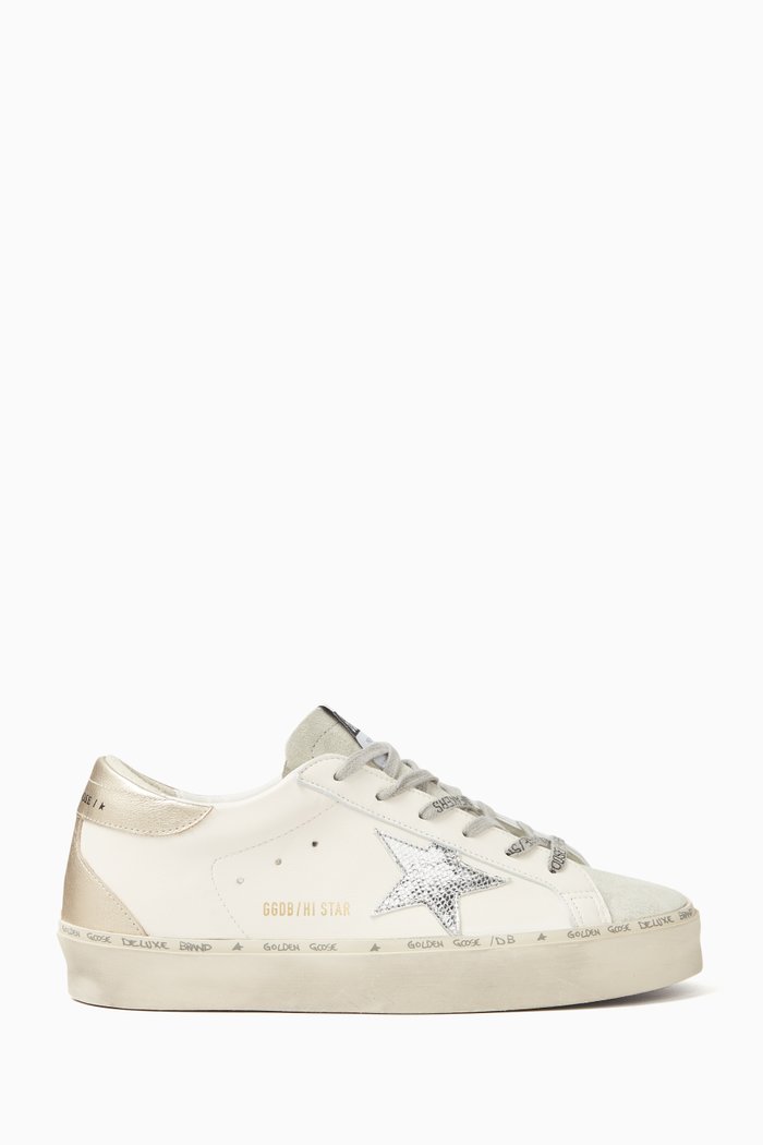 

Hi Star Sneakers in Leather, Silver
