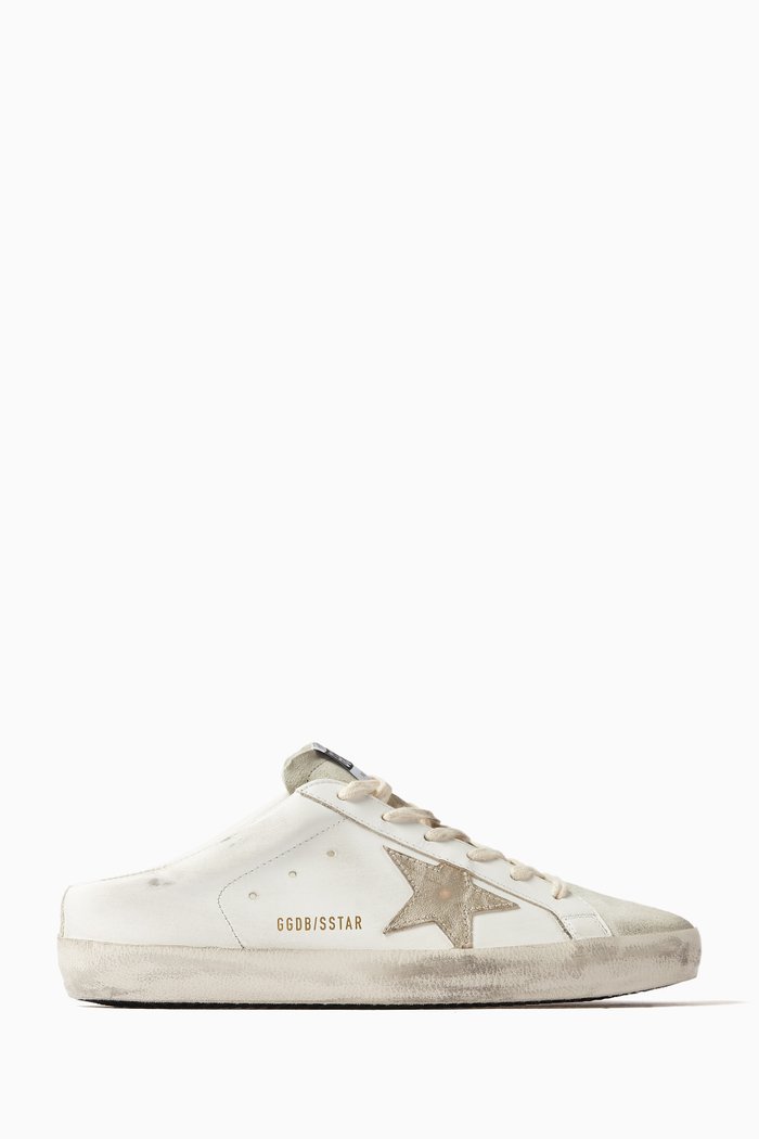 

Super-star Sabot Sneakers in Leather, White