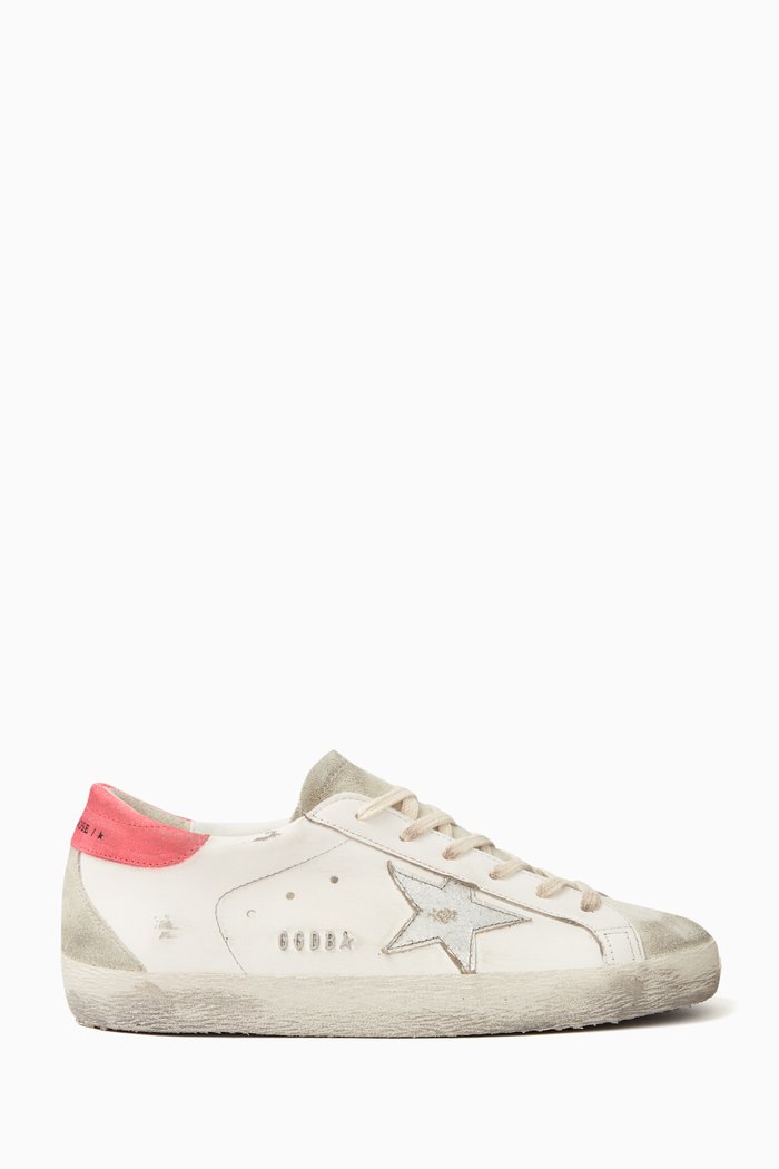 

Super-star Low-top Sneakers in Leather, Pink