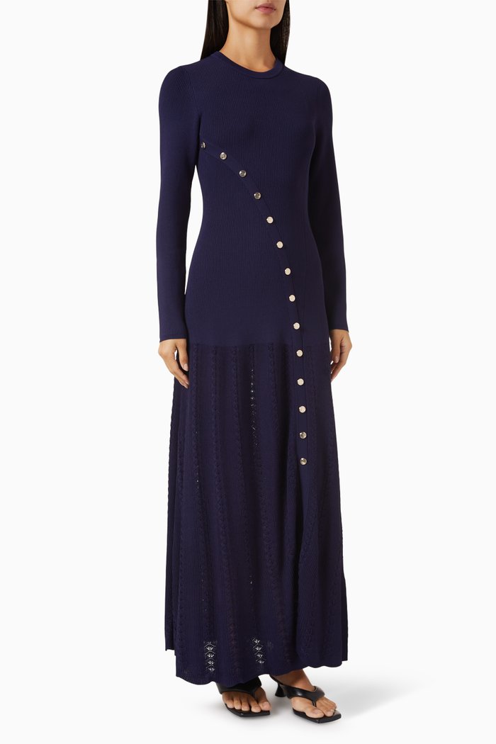 

Jared Knit Dress in Viscose-knit, Blue