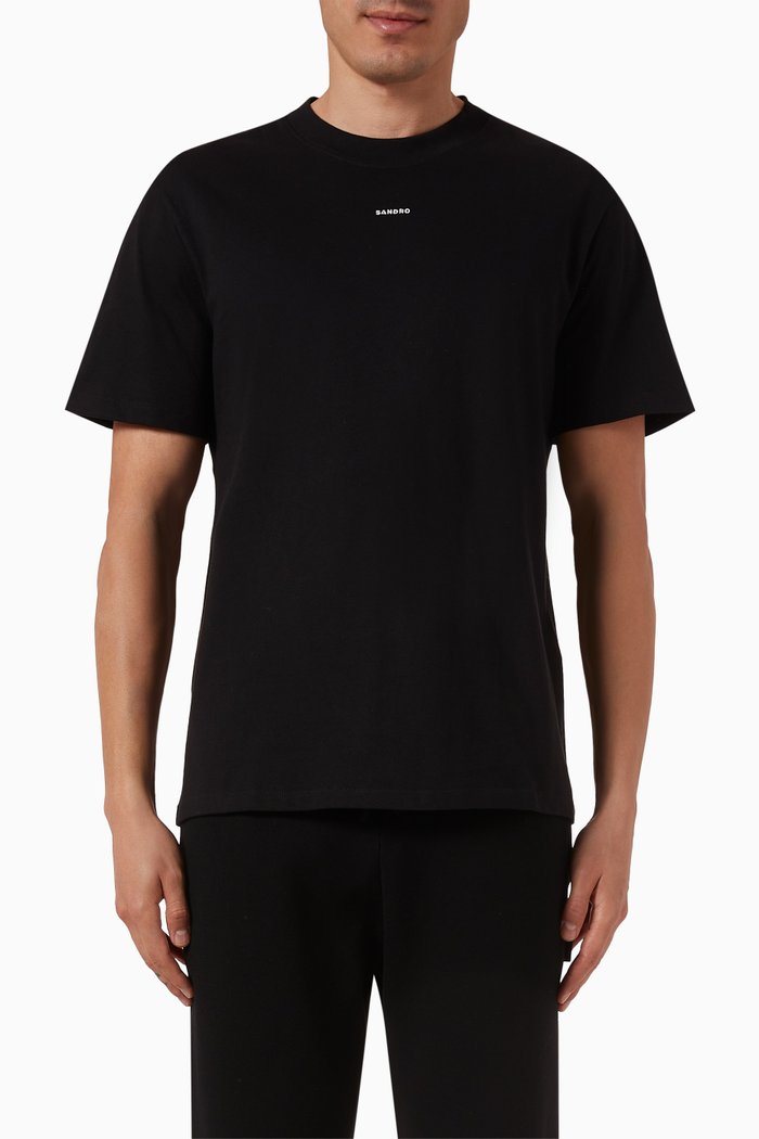 

Logo T-shirt in Cotton, Black