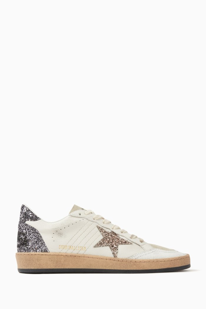

Ball Star Low-top Sneakers in Nappa Leather, White