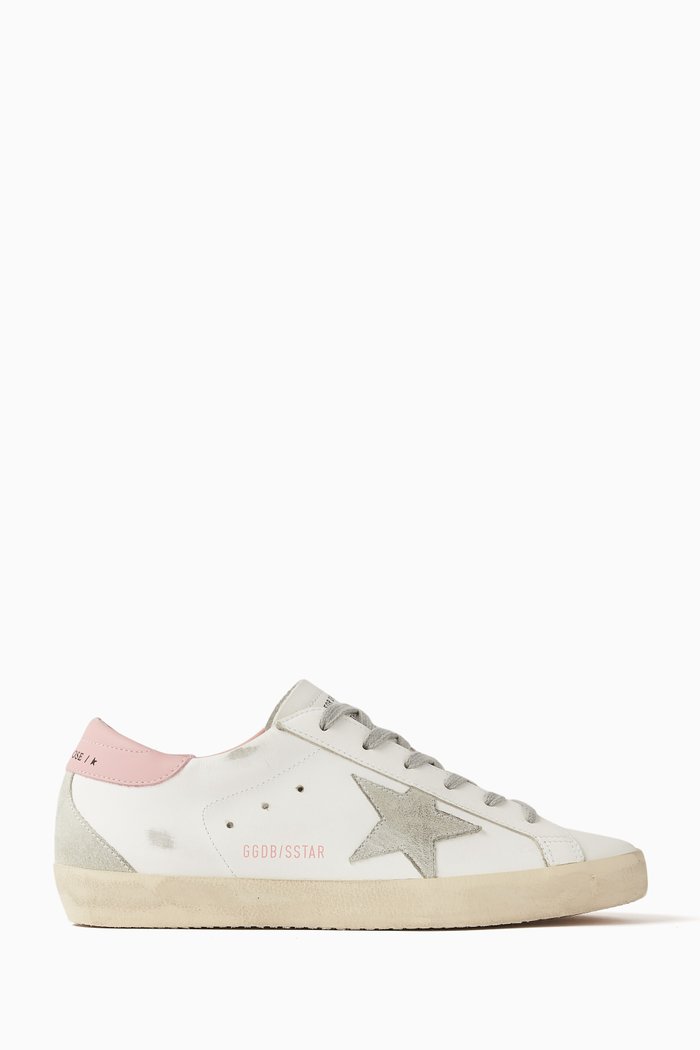 

Superstar Low-top Sneakers in Leather, White
