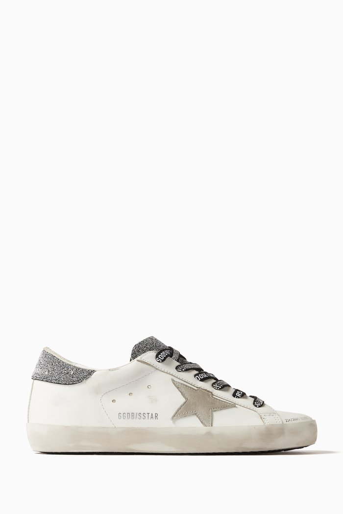 

Super-star Low-top Sneakers in Leather, Grey
