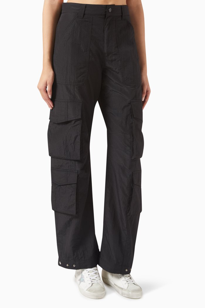 Star W's Cargo Pants, Black